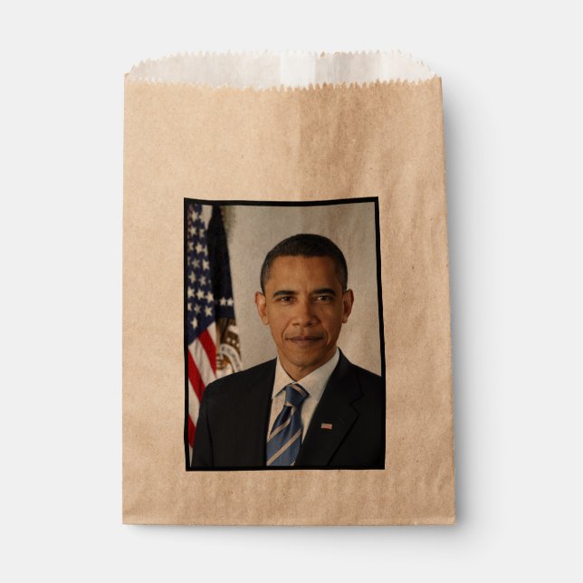 Sachets En Papier Le président américain Barack Obama à la Maison Bl (Devant)