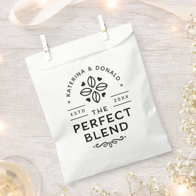 Sachets En Papier Le Sac De Faveur De Mariage Parfait (Coupé)