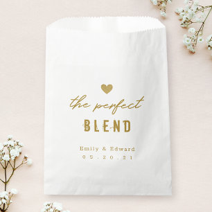 Sachets En Papier Le Thé De Café À La Fête des mariées Mariage Mélan