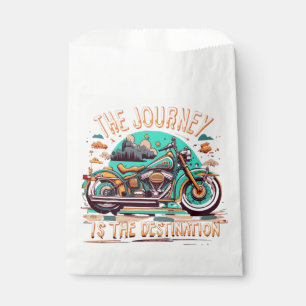 Sachets En Papier Le voyage est la destination : la moto Vintage