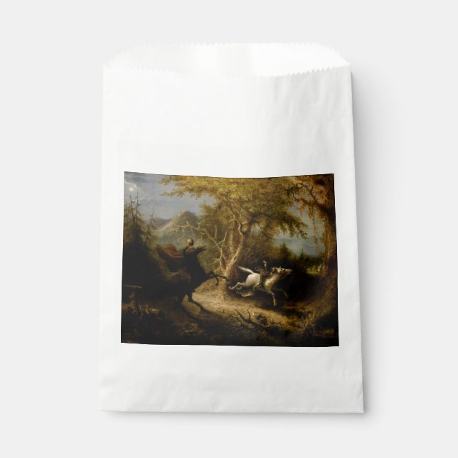 Sachets En Papier Légende du Fantôme d'Halloween du Cavalier sans Tê (Devant)