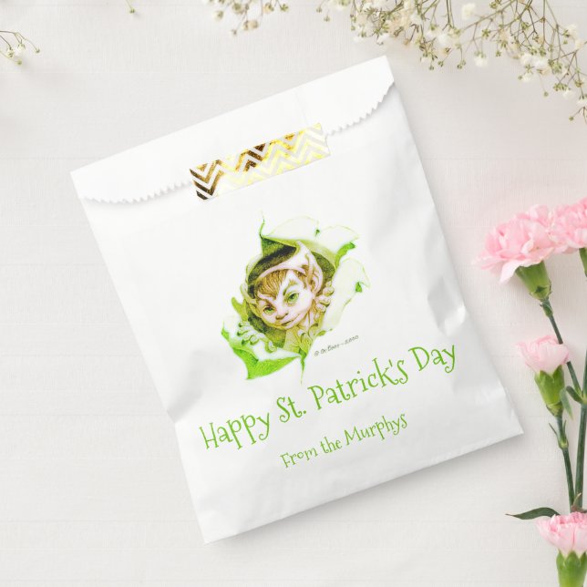 Sachets En Papier Leprechaun personnalisé (Scellé)