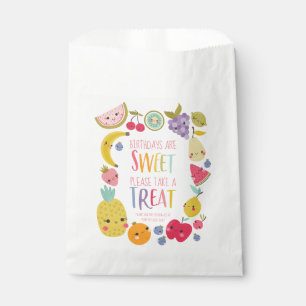 Sachets En Papier Les Anniversaires De Fruits Sont Doux Faveur