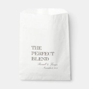 Sachets En Papier Les faveurs parfaites de café de mélange, brun d