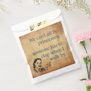 Sachets En Papier Les princesses de SlipperyJoe applaudissent affich