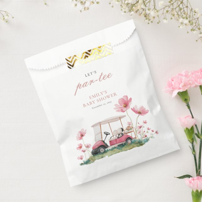 Sachets En Papier Let's Par-tee Golf Baby Shower (Scellé)