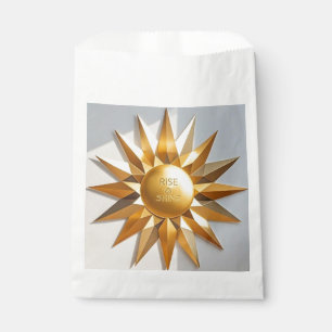 Sachets En Papier Lève-toi et brille étoile d'or