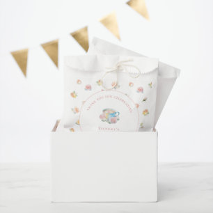 Sachets En Papier L'heure du thé Élégante fête de thé florale Baby S
