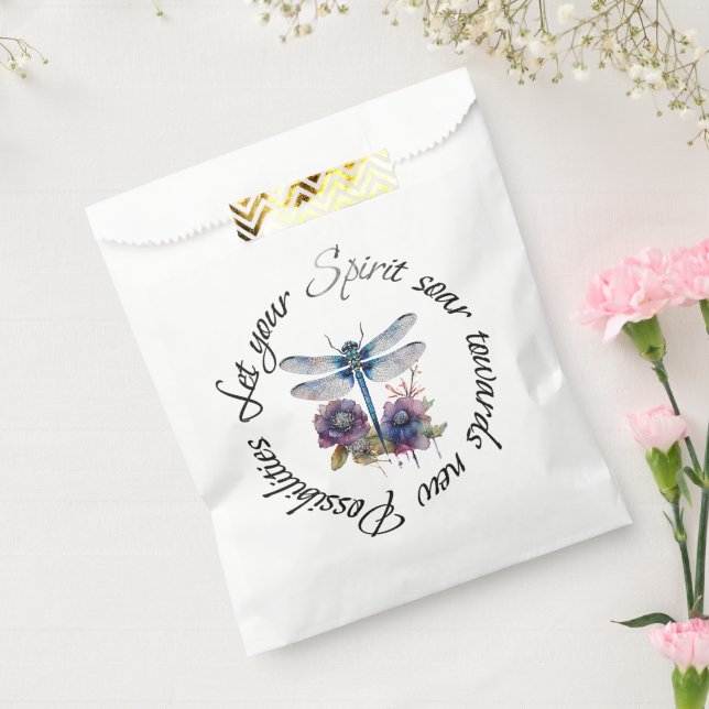 Sachets En Papier Libellule - esprit de nouvelles possibilités (Scellé)