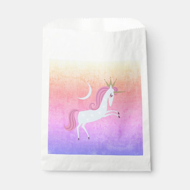 Sachets En Papier licorne magique (Devant)