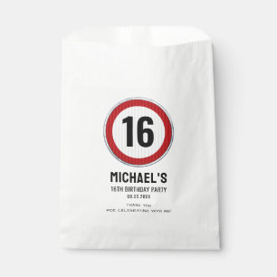 Sachets En Papier Limite de vitesse 16e anniversaire