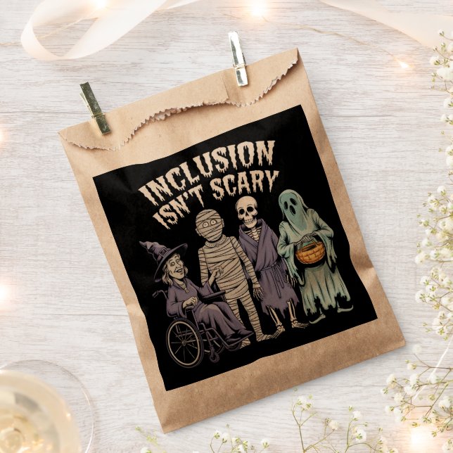 Sachets En Papier L'inclusion drôle n'est pas effrayante Professeur  (Coupé)