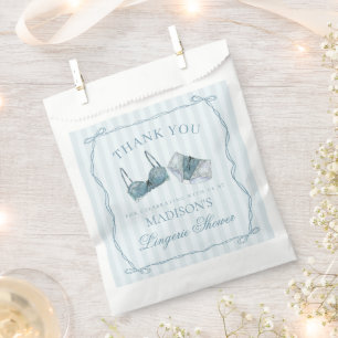 Sachets En Papier Lingerie Bleue Dessert de Fête de Bachelorette sou