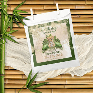 Sachets En Papier Lion Cub Un Petit Roi Est En Chemin Baby shower
