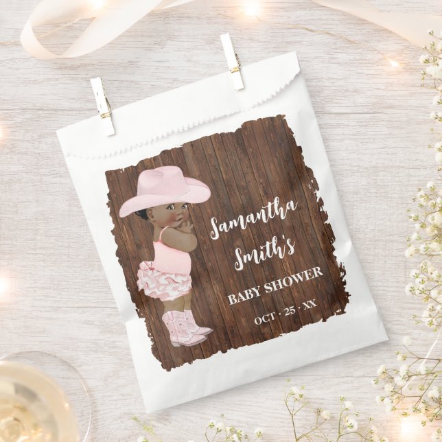 Sachets En Papier Little AA Cowgirl Western Baby shower Party (Coupé)