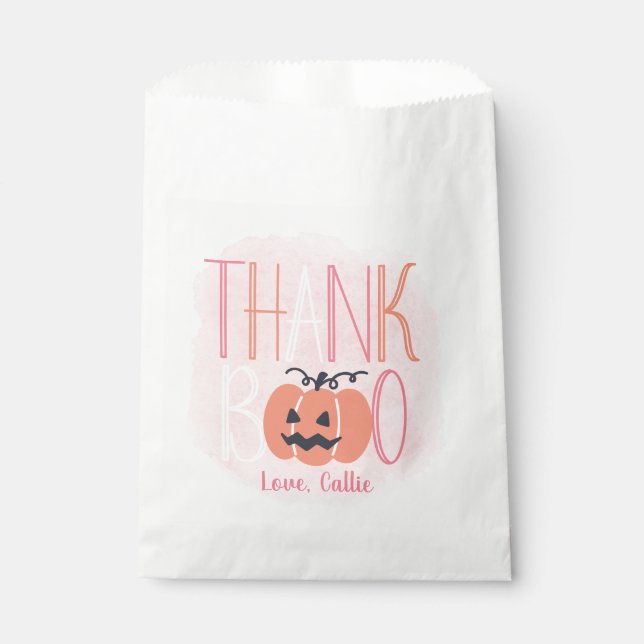 Sachets En Papier Little Boo Merci Boo (Devant)