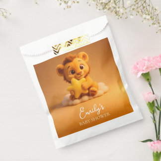 Sachets En Papier Little Lion & Star - Baby Shower Gift Bag