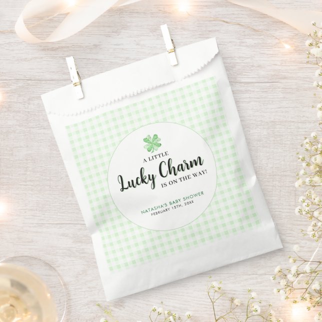 Sachets En Papier Little Lucky Charm St Patrick's Baby shower (Coupé)