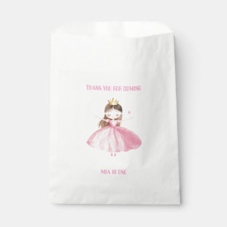 Sachets En Papier Little Princess Birthday Favor Bag Personalised