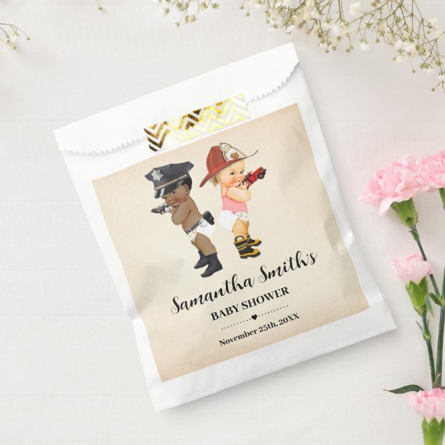 Sachets En Papier Little Recruit on the Way Baby Shower Party (Scellé)