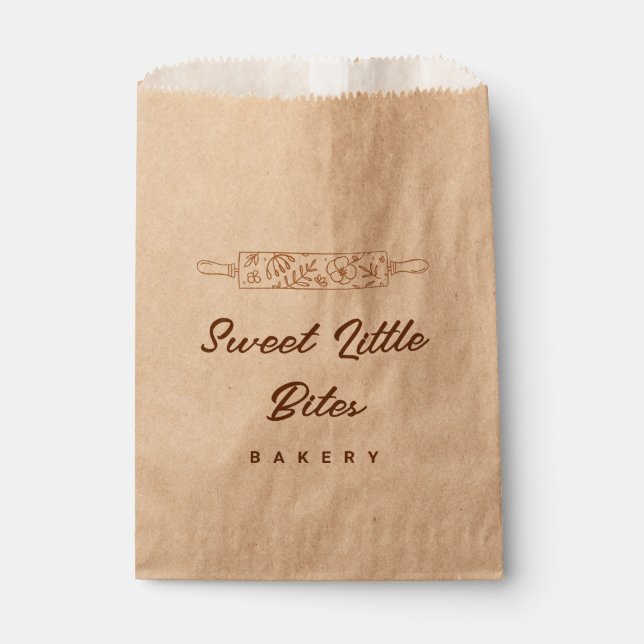 Sachets En Papier Logo de la boulangerie Sweet Little Bites  (Devant)