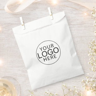 Sachets En Papier Logo de société moderne personnalisé pour la promo