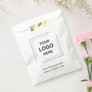 Sachets En Papier Logo d'entreprise   Cadeaux promotionnels professi