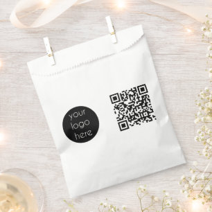 Sachets En Papier Logo d'entreprise Code QR promotionnel de la socié