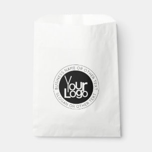 Sachets En Papier Logo d'entreprise et texte moderne simple modifiab