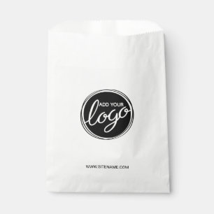 Sachets En Papier Logo d'entreprise personnalisé avec texte personna