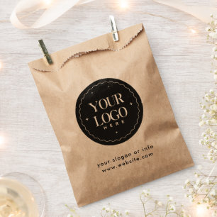 Sachets En Papier Logo d'entreprise personnalisé Cadeau d'affaire
