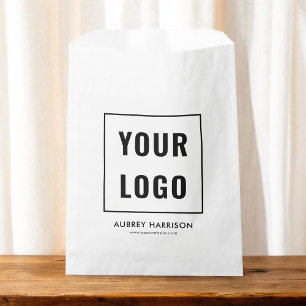 Sachets En Papier Logo d'entreprise Simple Professional