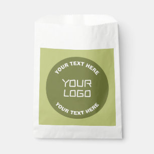 Sachets En Papier Logo ou conception téléchargé et texte modifiable