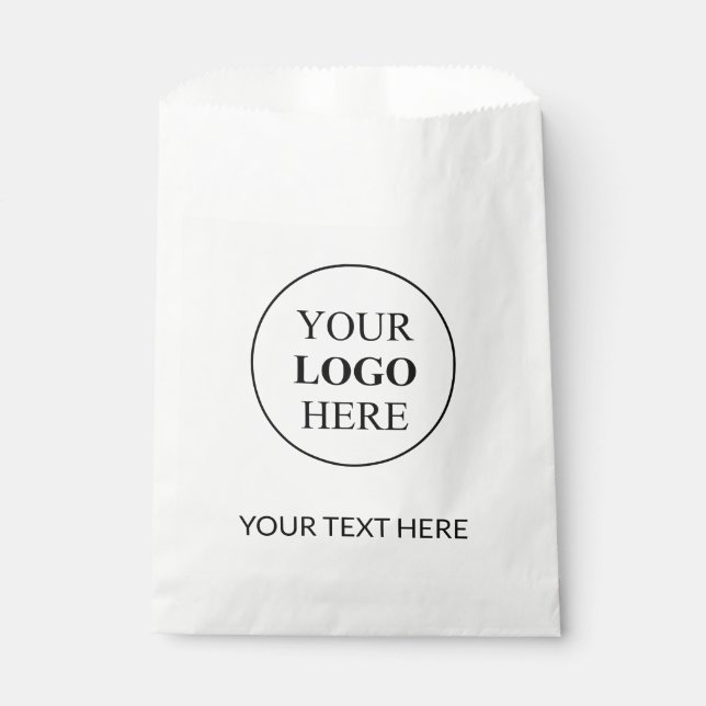 Sachets En Papier Logo promotionnel personnalisé - Pas de commande m (Devant)