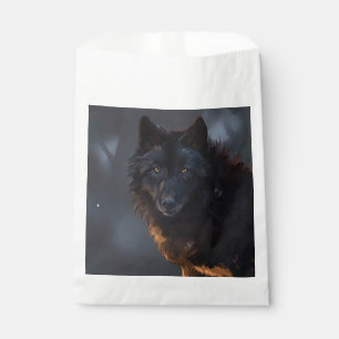 Sachets En Papier Loup noir