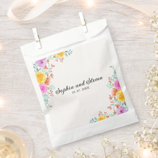 Sachets En Papier Love in Full Bloom – Springtime Wedding (Coupé)