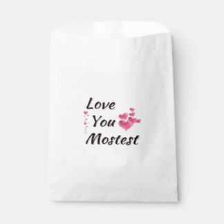 Sachets En Papier Love You More Mostest Style Rétro Ludique