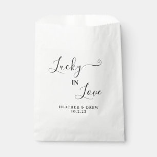 Sachets En Papier Lucky In Love Lottery Scratcher Mariage Faveur