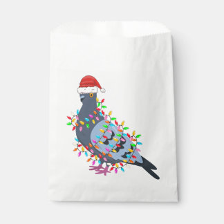 Sachets En Papier Lumières de Noël Pigeon porter le Casquette de Noë