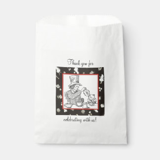 Sachets En Papier Mad Hatter et Dormouse