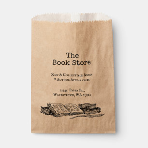 Sachets En Papier Magasin de livres sur mesure pour petite entrepris