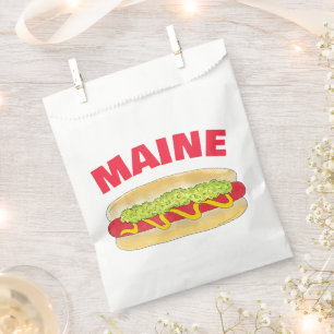 Sachets En Papier Maine Red Snapper Hotdog Portland ME Food Cookout