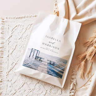 Sachets En Papier MAIRI Lake Pier Destination Watercolor Mariage