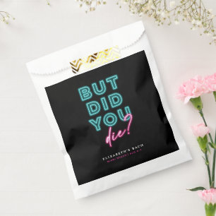 Sachets En Papier Mais Êtes-Vous Mort ? Kit de main rose et bleu néo