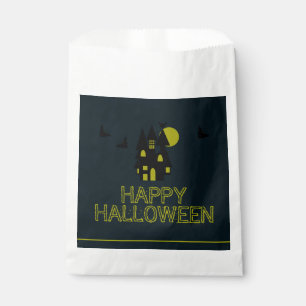 Sachets En Papier Maison hantée, Joyeux Halloween