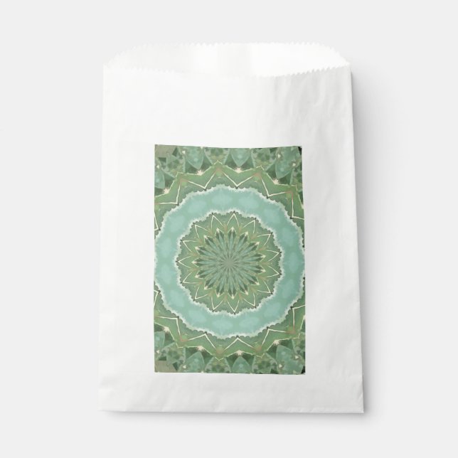 Sachets En Papier Mandala succulent (Devant)