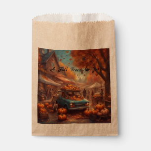 Sachets En Papier Marché des agriculteurs d'automne Citrouilles Un r