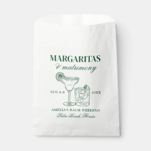 Sachets En Papier Margaritas & Mariage Bachelorette Week-end