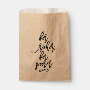 Sachets En Papier Mariage À La Main Chic Pour Richer, Pour Plus Pauv