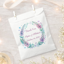 Mariage aux digitales romantiques